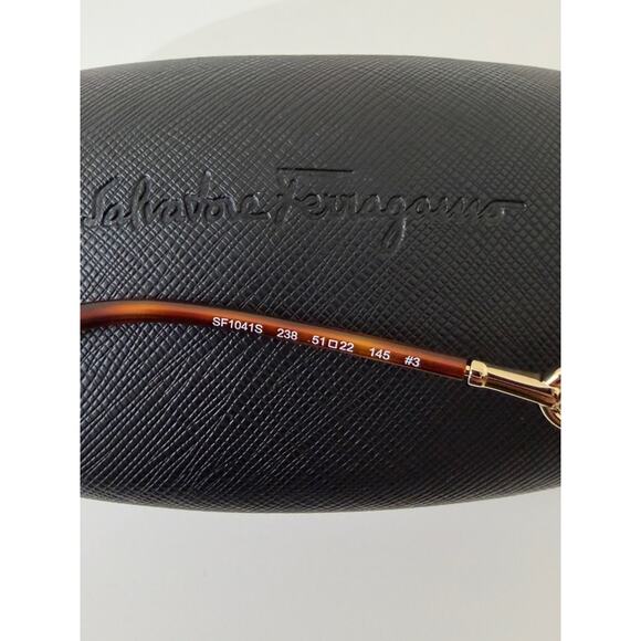 Sale ends 5/12 Salvatore Ferragamo oversized Brown Tortoiseshell Arm Accent NEW main image 5